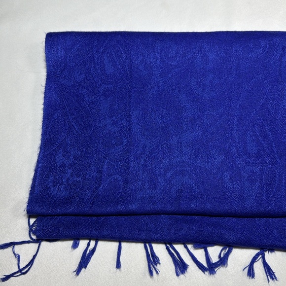Elegant Blue Women's Scarf Pashmina Wrap Blue /Violet - Picture 8 of 12